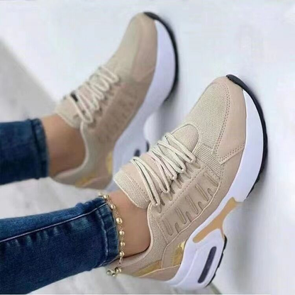 Ortopedyczne buty codzienne sznurowane, na koturnie