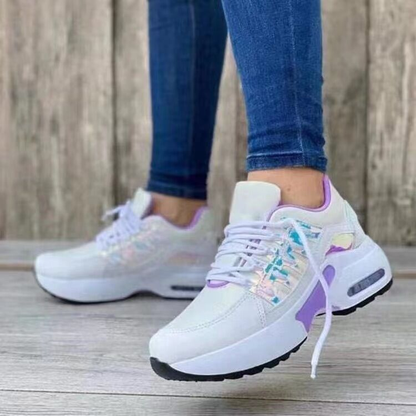 Ortopedyczne buty codzienne sznurowane, na koturnie